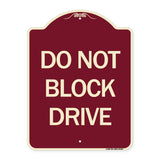 Do Not Block Drive