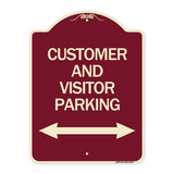 Customer and Visitor Parking (Bidirectional Arrow)