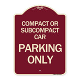 Compact or Subcompact Car Parking Only