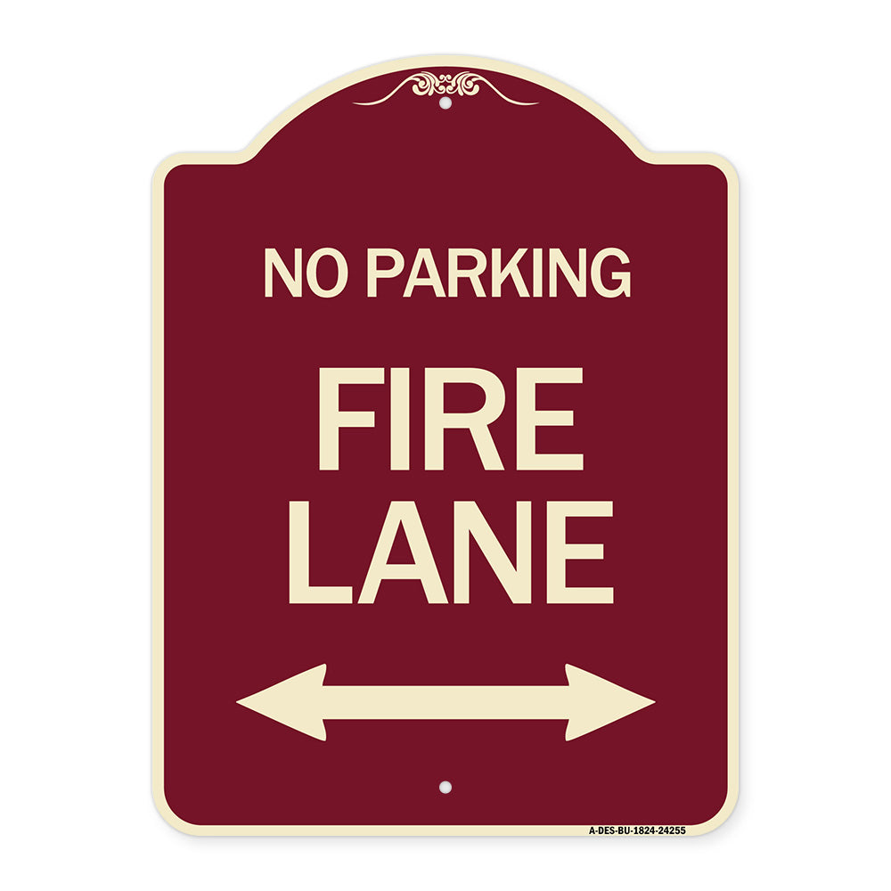 Colorado Fire Lane (With Bidirectional Arrow)