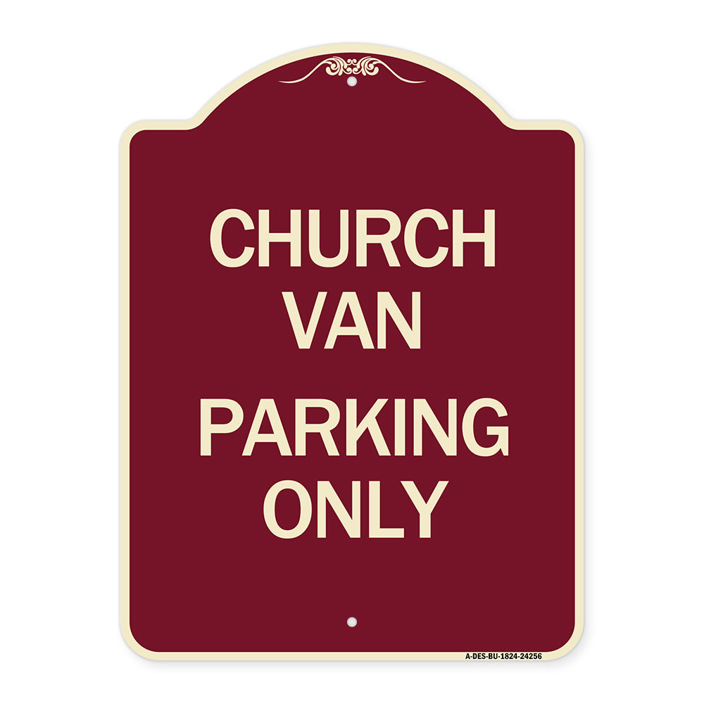 Church Van Parking Only