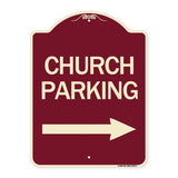 Church Parking (With Right Arrow)