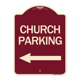 Church Parking (With Left Arrow)