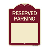 Blank Reserved Parking