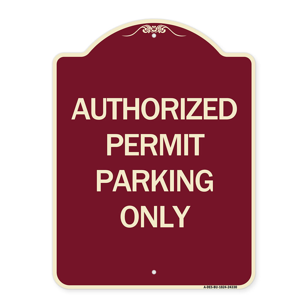 Authorized Permit Parking Only