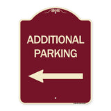 Additional Parking Sign (Left Arrow)