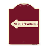 Visitor Parking (With Left Arrow)