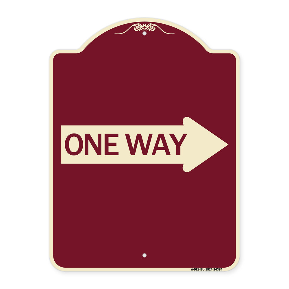 One Way (With Right Arrow)