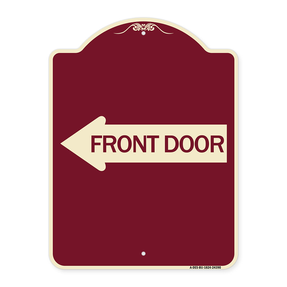 Front Door (With Left Arrow)