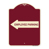 Employee Parking (With Left Arrow)