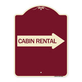 Cabin Rental (With Right Arrow)