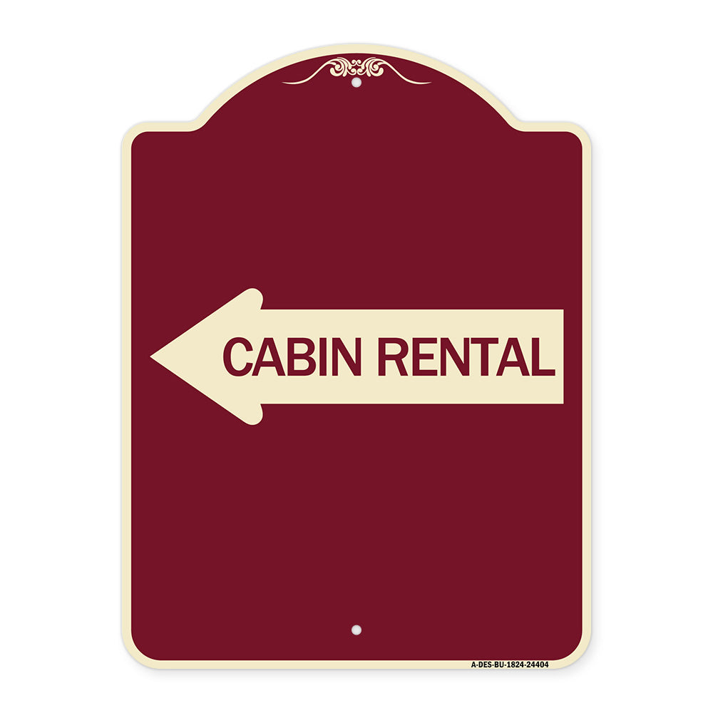 Cabin Rental (With Left Arrow)