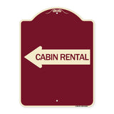 Cabin Rental (With Left Arrow)