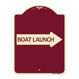 Boat Launch (With Right Arrow)