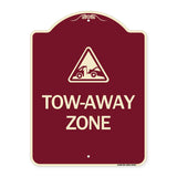 Tow-Away Zone with Graphic