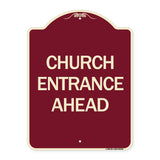 Church Entrance Ahead