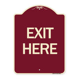 Exit Here