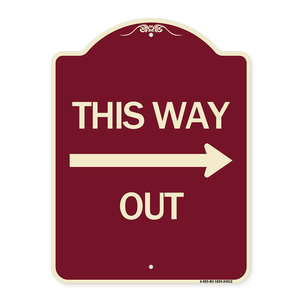 This Way Out (Right Arrow)