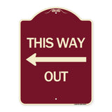 This Way Out (Left Arrow)