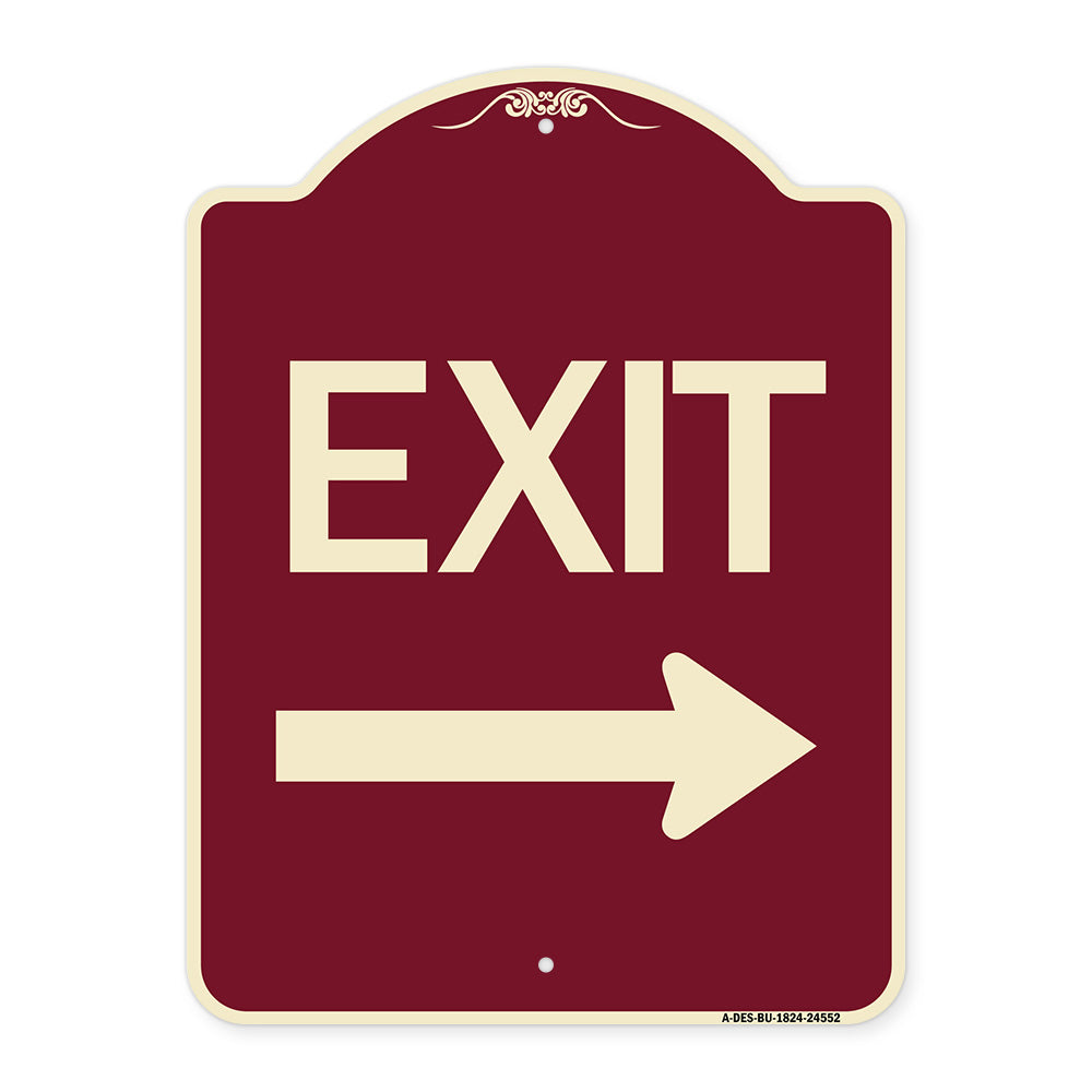 Exit with Right Arrow
