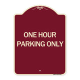 One Hour Parking Only