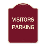 Parking Lot Sign Visitors Parking