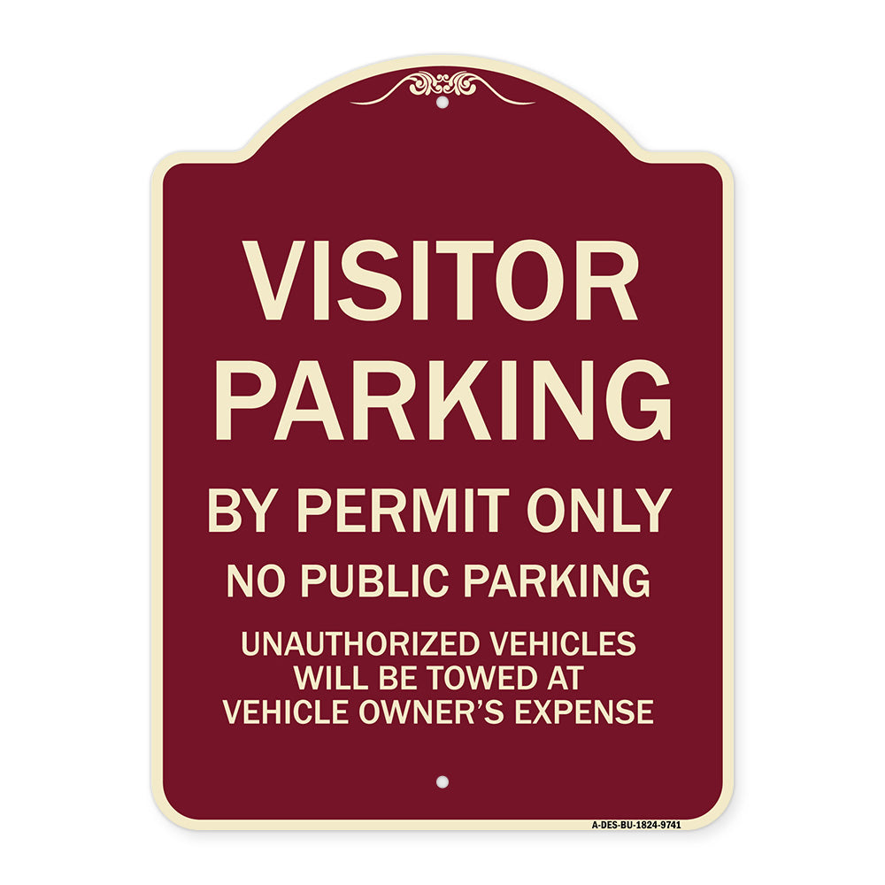 Visitor Parking By Permit Only, No Public Parking