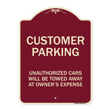 Unauthorized Cars Will Be Towed Away At Owner's Expense