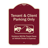 Tenant And Client Parking Only Violators Towed Away With Graphic