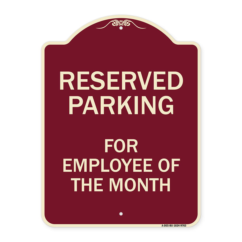 Reserved Parking For Employee Of The Month