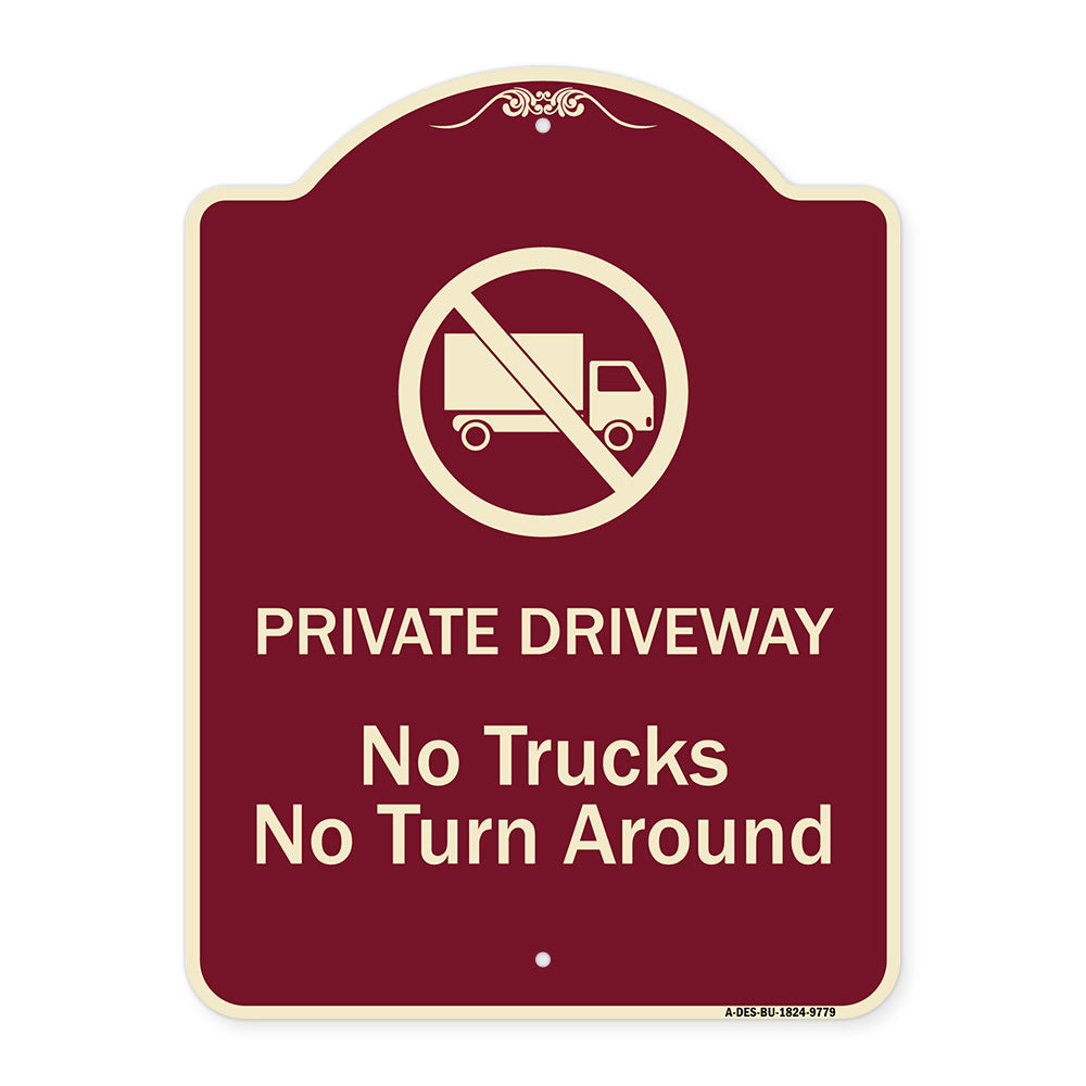 Private Driveway. No Trucks No Turnaround