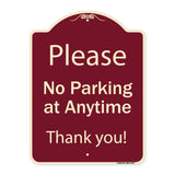 Please No Parking At Anytime