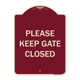 Please Keep Gate Closedplease Keep Gate Closed