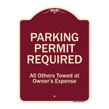 Parking Permit Required All Others Towed At Owner's Expense