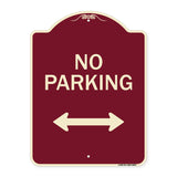 No Parking With Bidirectional Arrow