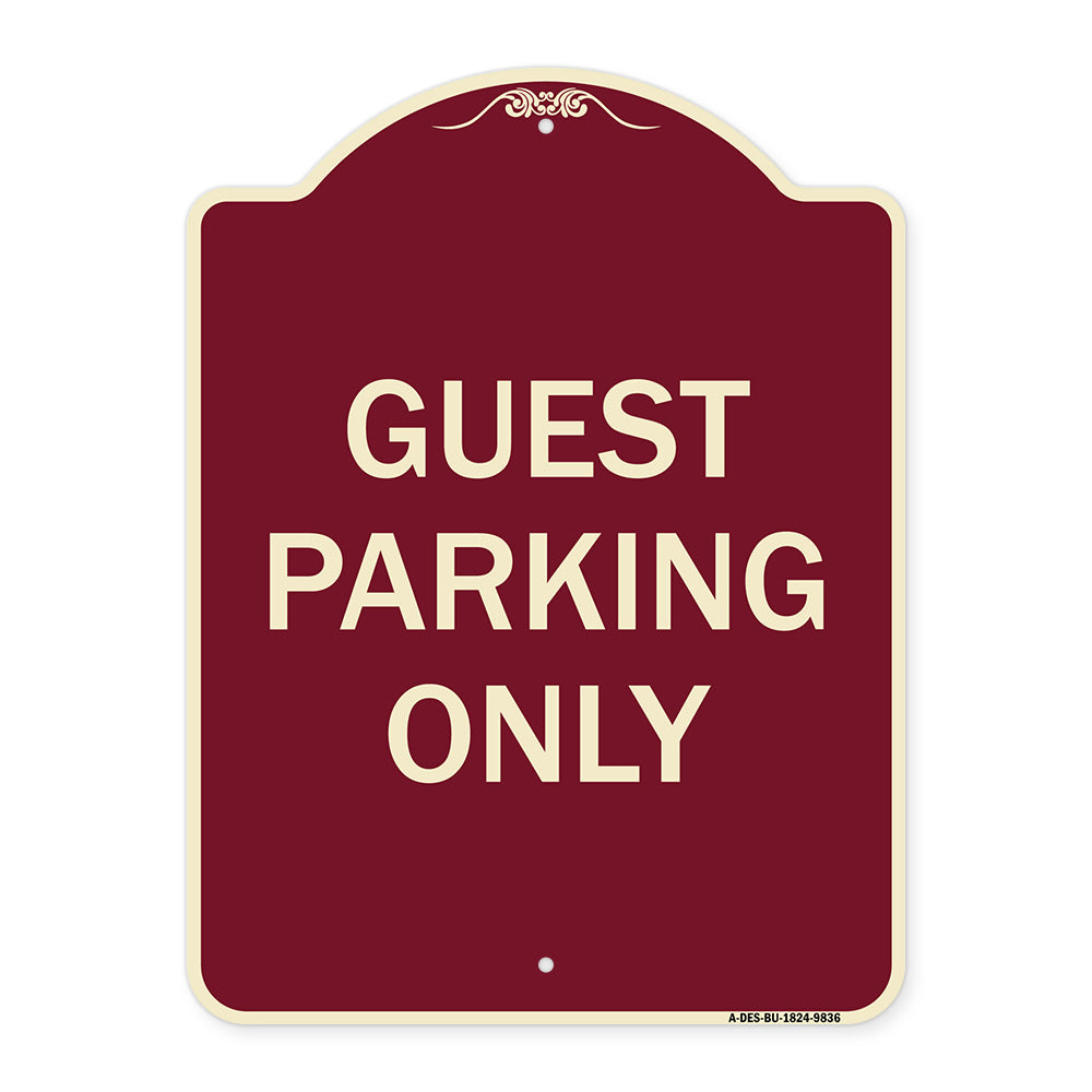 Guest Parking Only