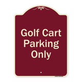Golf Cart Parking Only