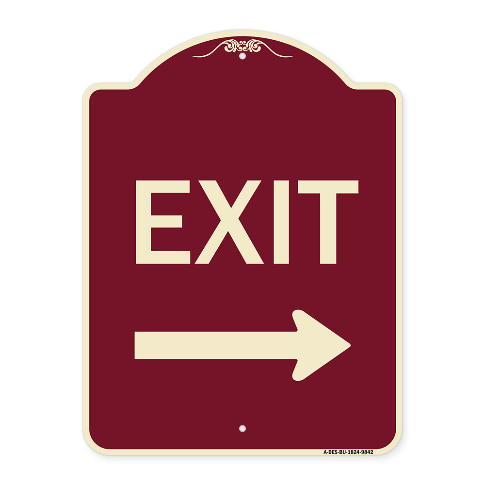 Exit With Right Arrow