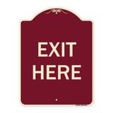Exit Here