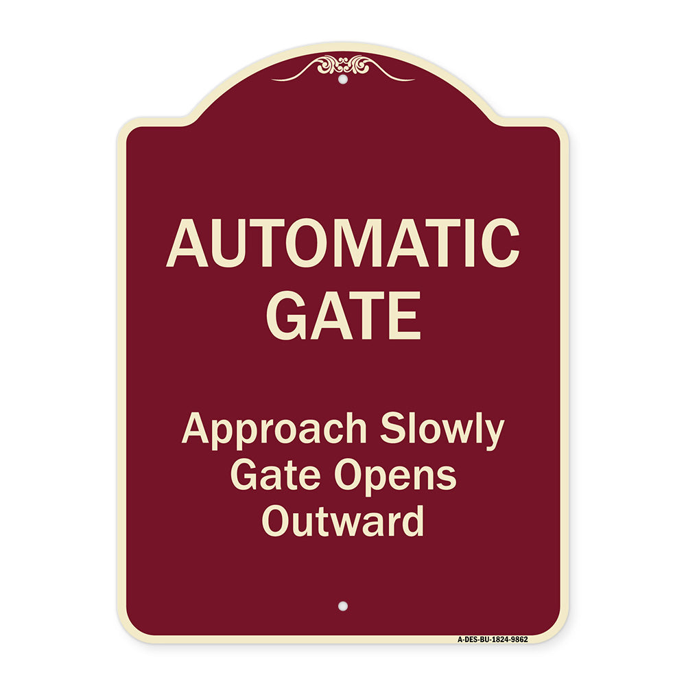 Automatic Gate Approach Slowly Gate Opens