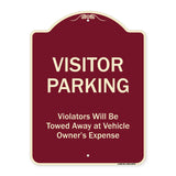Visitor Parking Violators Will Be Towed Away At Vehicle Owner's Expense