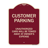 Unauthorized Cars Will Be Towed Away At Owner's Expense