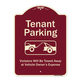 Tenant Parking, Violators Towed Away With Graphic
