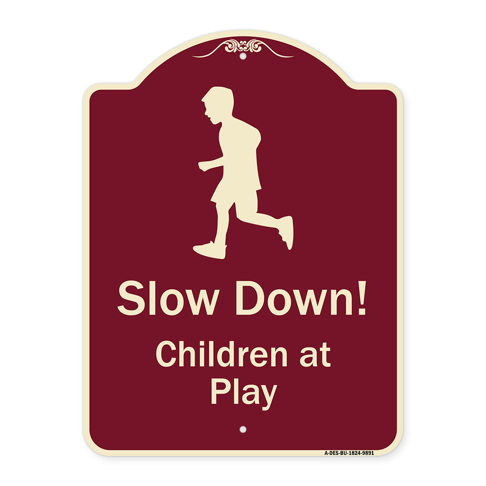 Slow Down, Children At Play