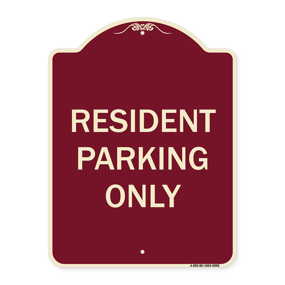 Resident Parking Only