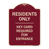 Residence-only-key Card