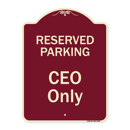 Reserved Parking Ceo Only