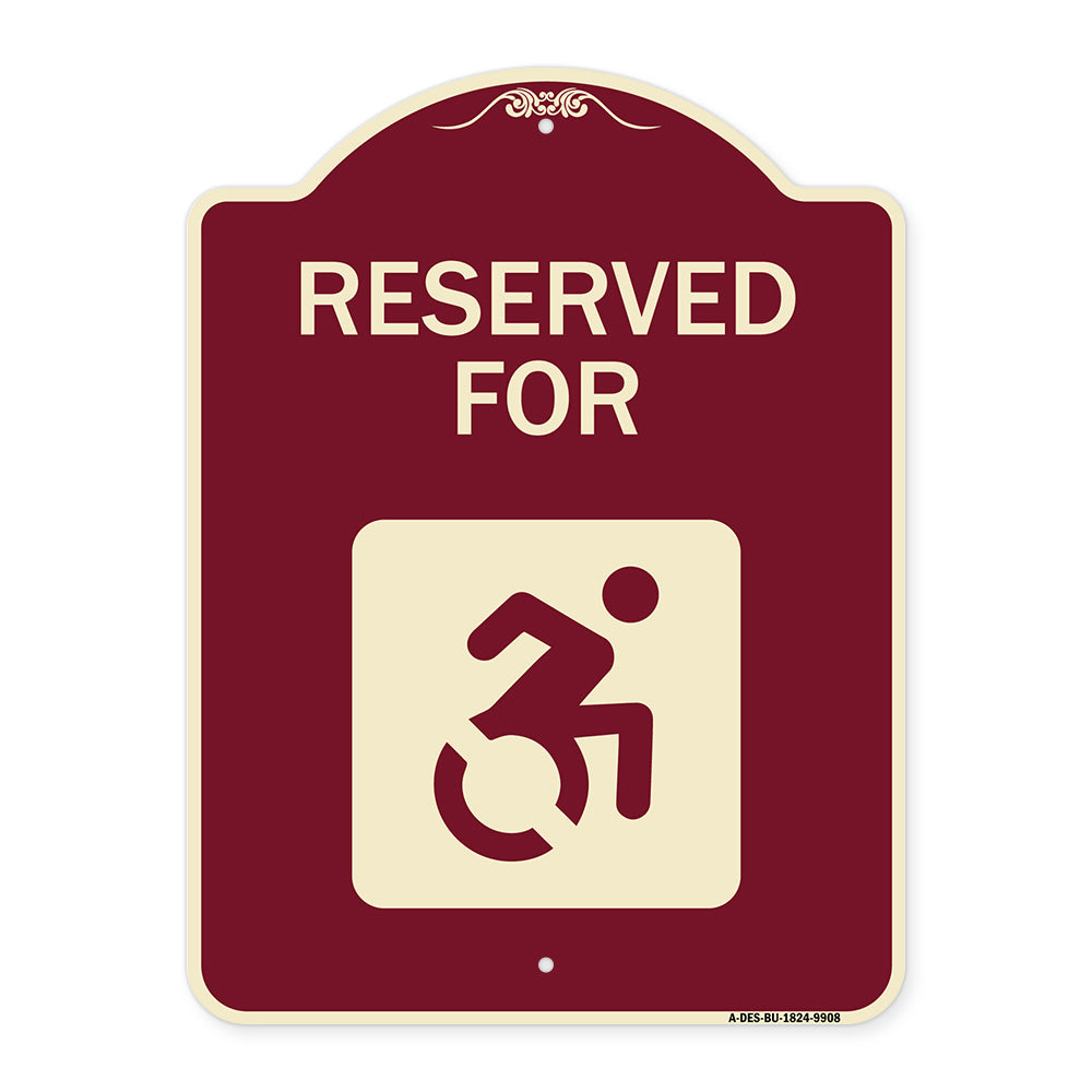 Reserved For (With Accessible Symbol)