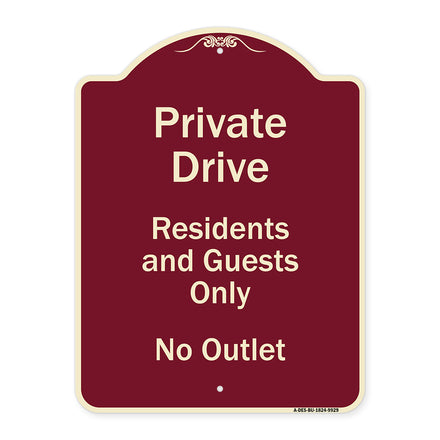 Private Drive Residents And Guests Only No Outlet