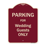Parking For Wedding Guests Only